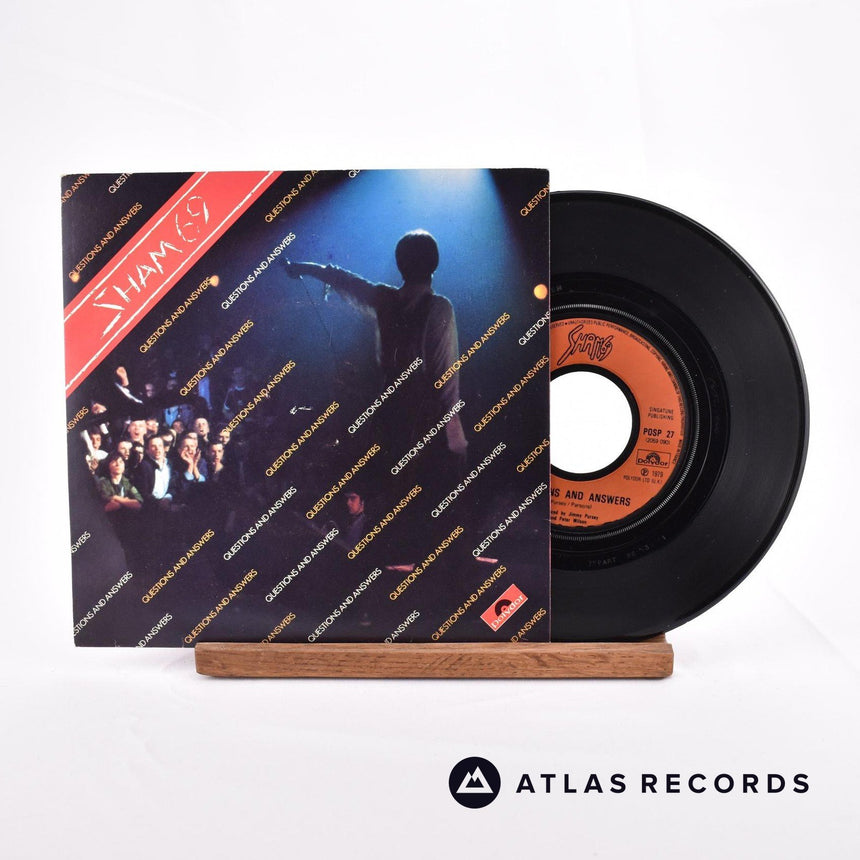 Sham 69 Questions And Answers 7" Vinyl Record - Front Cover & Record