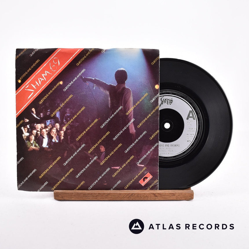 Sham 69 Questions And Answers 7" Vinyl Record - Front Cover & Record