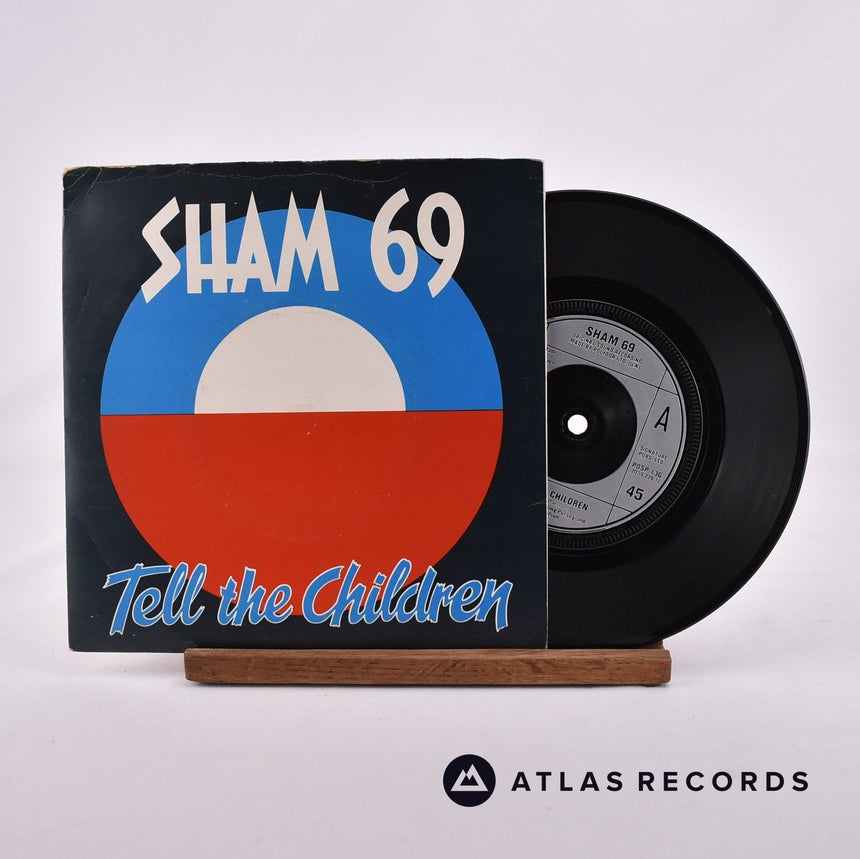 Sham 69 Tell The Children 7" Vinyl Record - Front Cover & Record