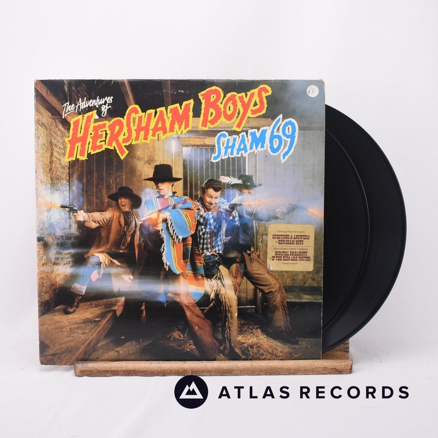 Sham 69 The Adventures Of Hersham Boys LP + 12