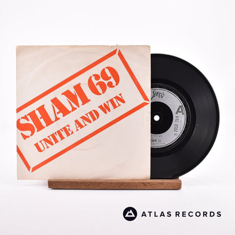Sham 69 Unite And Win 7" Vinyl Record - Front Cover & Record