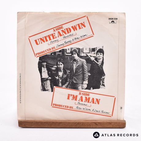 Sham 69 - Unite And Win - 7" Vinyl Record - VG+/VG+