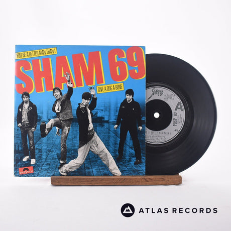 Sham 69 You're A Better Man Than I 7" Vinyl Record - Front Cover & Record