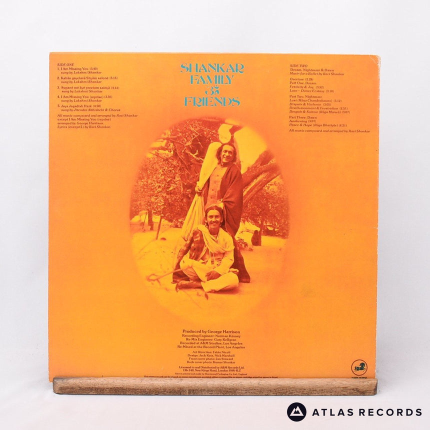 Shankar Family & Friends - Shankar Family & Friends - LP Vinyl Record - EX/EX
