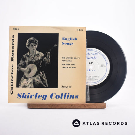 Shirley Collins English Songs 7" Vinyl Record - Front Cover & Record