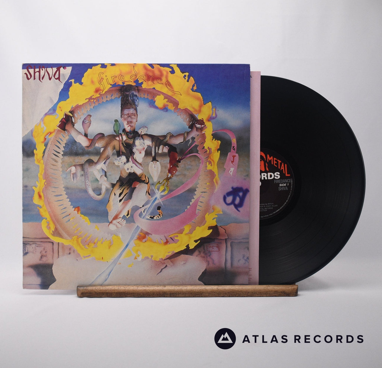 Shiva Firedance LP Vinyl Record - Front Cover & Record