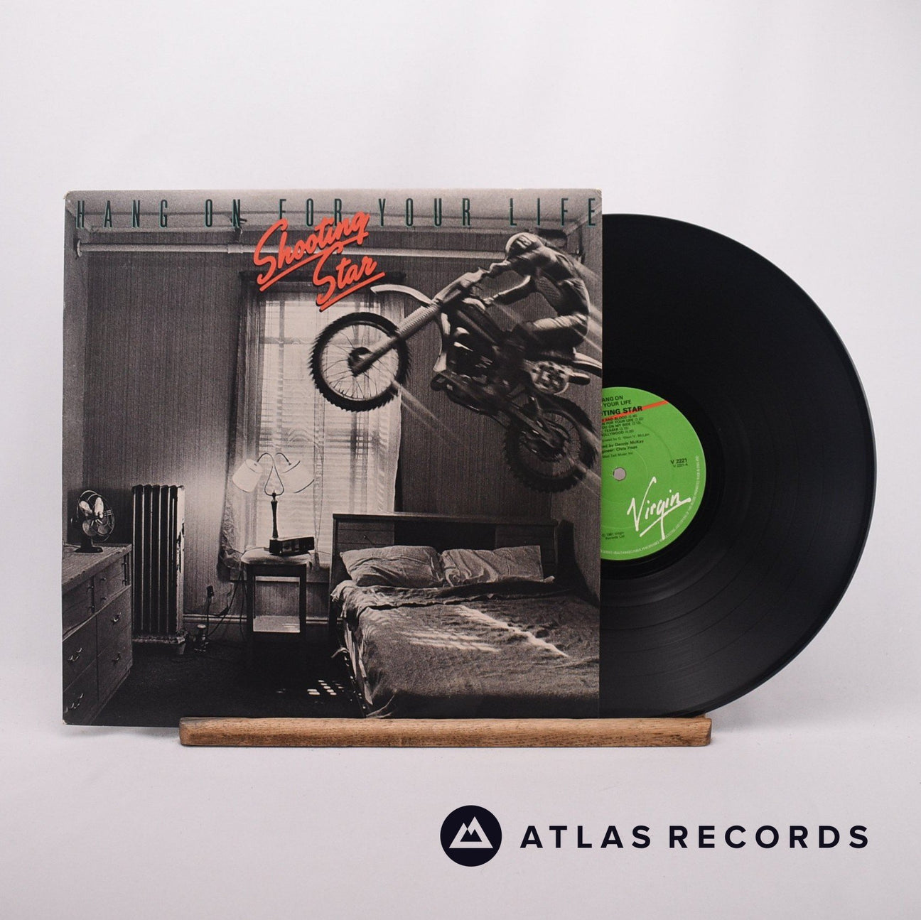 Shooting Star Hang On For Your Life LP Vinyl Record - Front Cover & Record