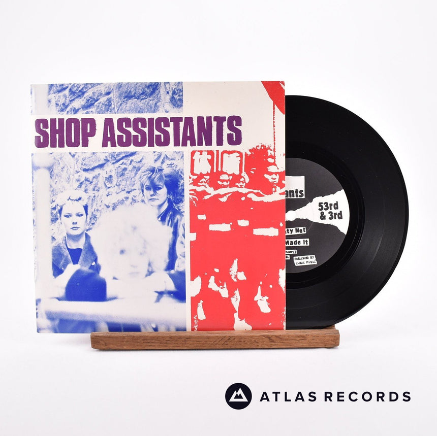 Shop Assistants Safety Net 7" Vinyl Record - Front Cover & Record