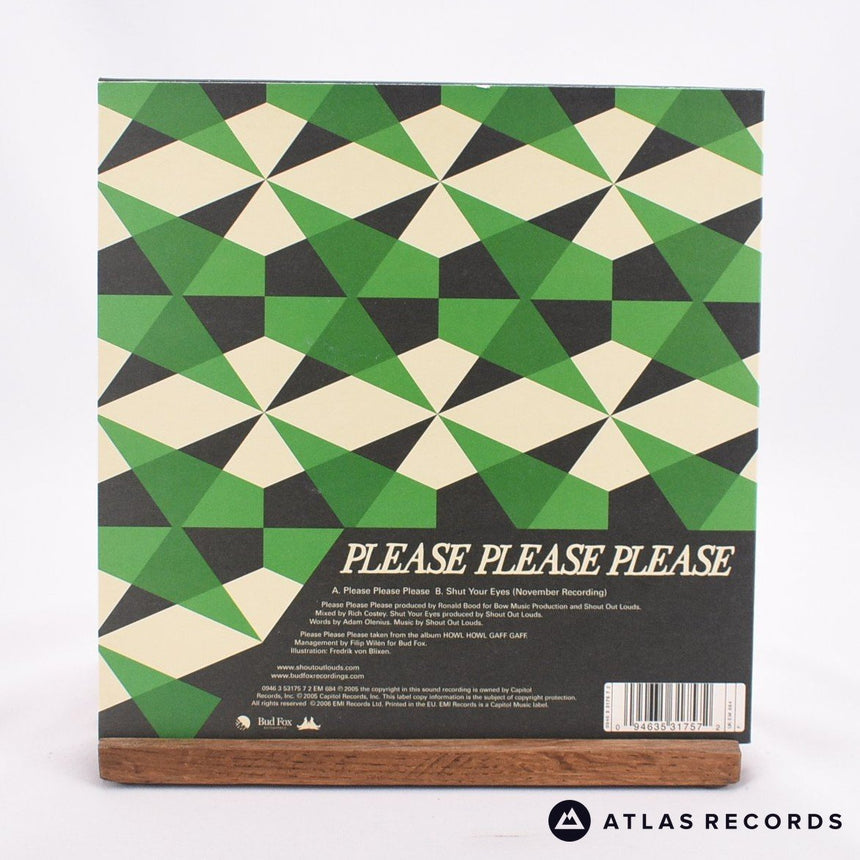 Shout Out Louds - Please Please Please - 7" Vinyl Record - NM/NM