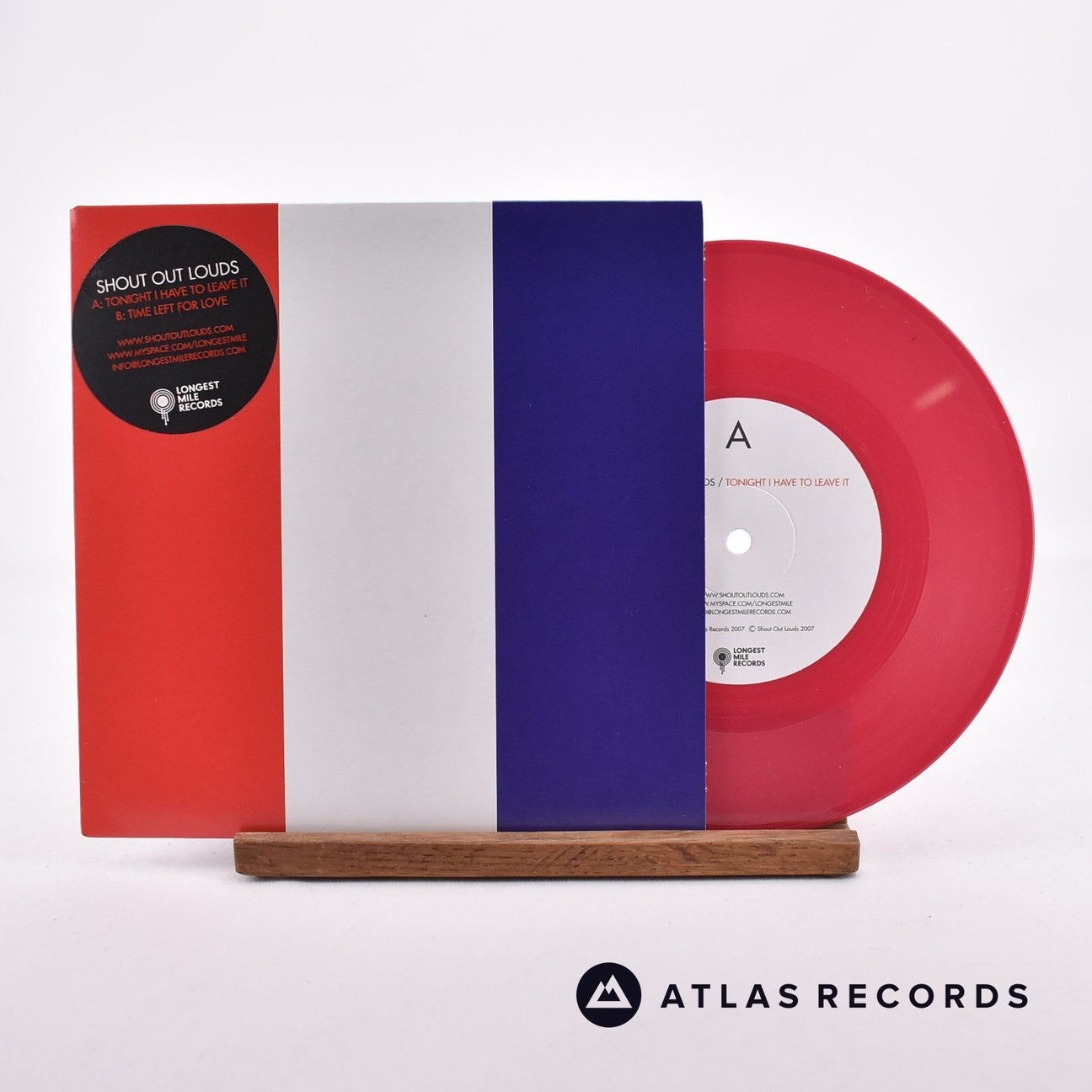 Shout Out Louds Tonight I Have To Leave It 7" Vinyl Record - Front Cover & Record