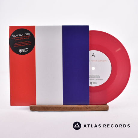 Shout Out Louds Tonight I Have To Leave It 7" Vinyl Record - Front Cover & Record
