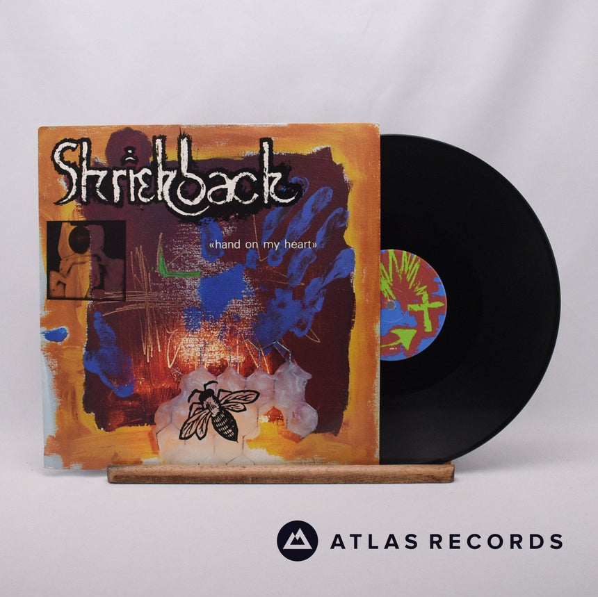 Shriekback Hand On My Heart 12" Vinyl Record - Front Cover & Record