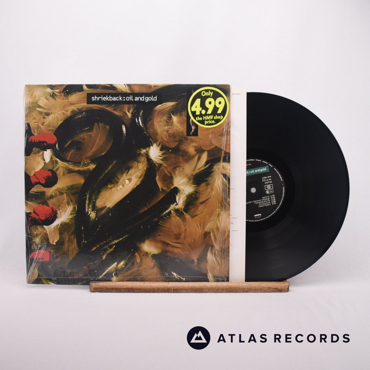 Shriekback Oil And Gold LP Vinyl Record - Front Cover & Record