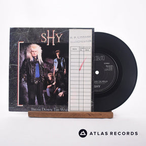 Shy Break Down The Walls 7" Vinyl Record - Front Cover & Record