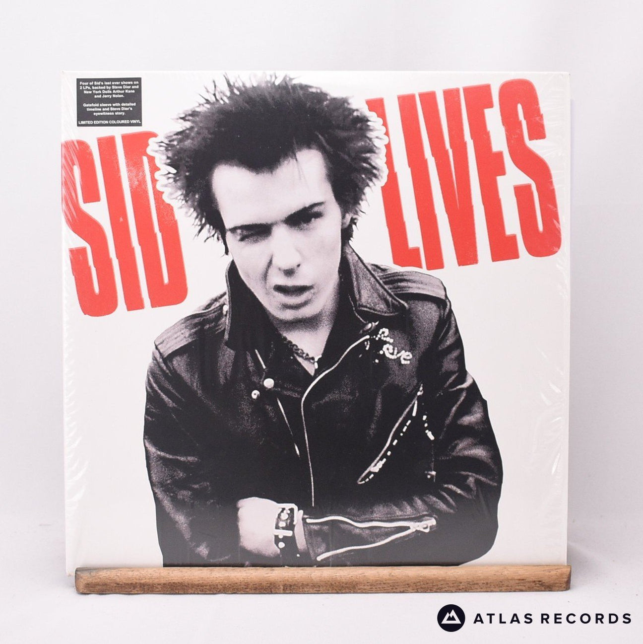 Sid Vicious Sid Lives 2 x LP Vinyl Record - Front Cover & Record