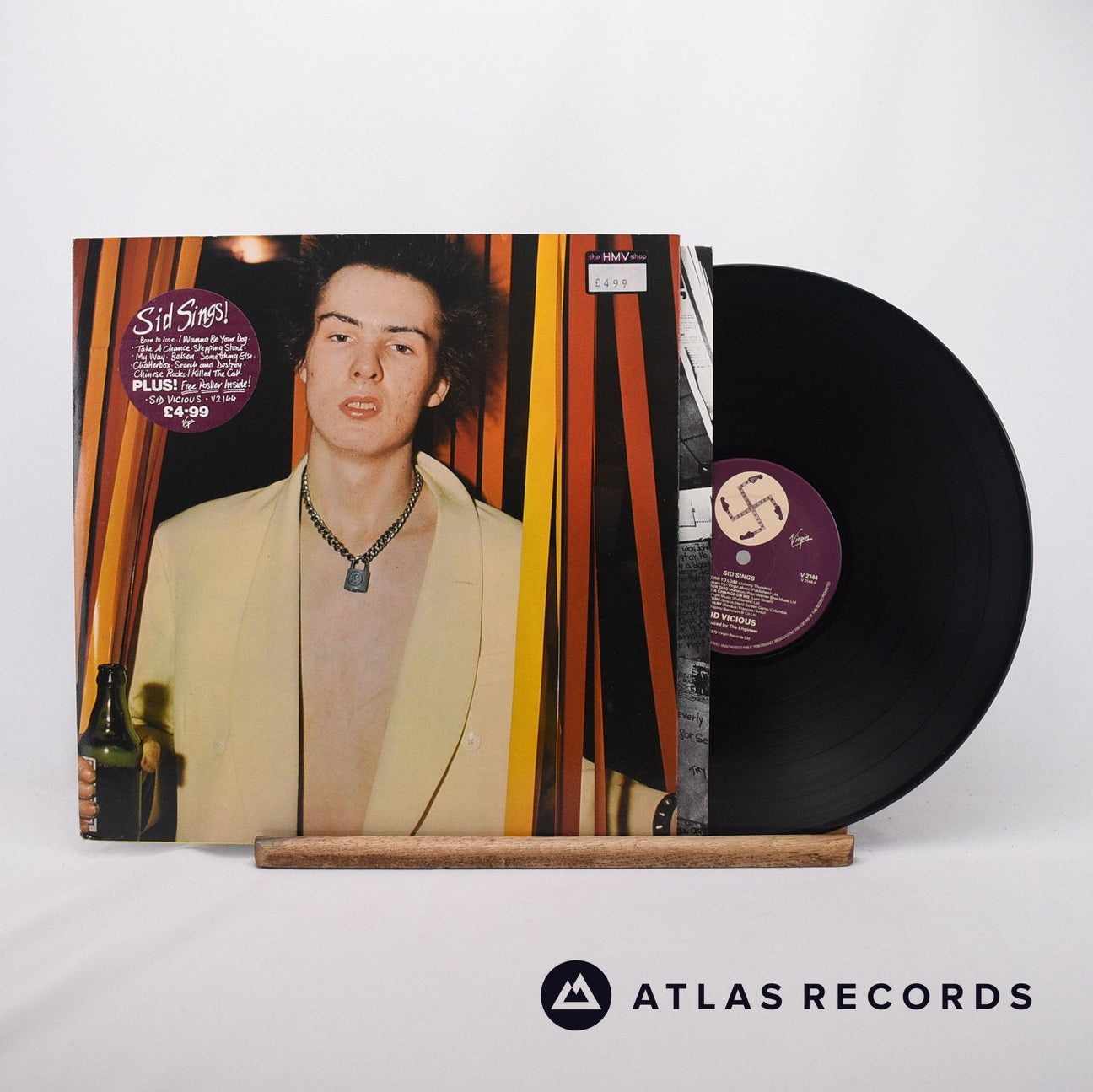 Sid Vicious Sid Sings LP Vinyl Record - Front Cover & Record