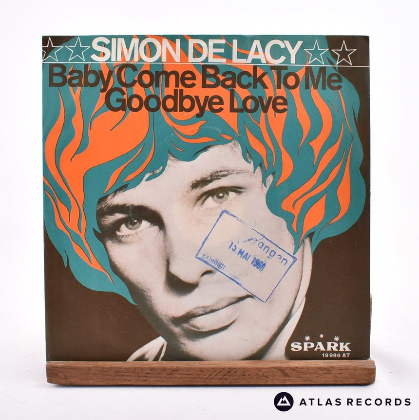 Simon De Lacy - Baby Come Back To Me - 7" Vinyl Record - VG+/VG+