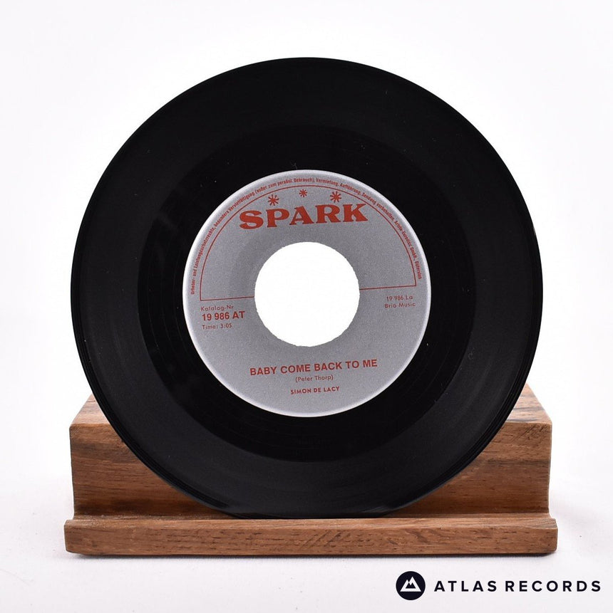 Simon De Lacy - Baby Come Back To Me - 7" Vinyl Record - VG+/VG+