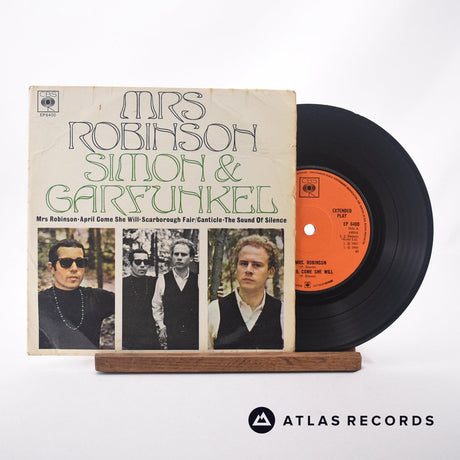 Simon & Garfunkel Mrs Robinson 7" Vinyl Record - Front Cover & Record