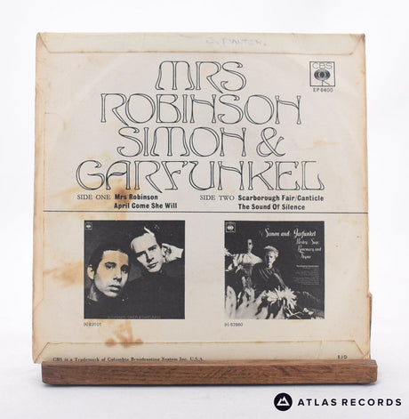 Simon & Garfunkel Mrs. Robinson 7" EP Vinyl Record VG+/VG+