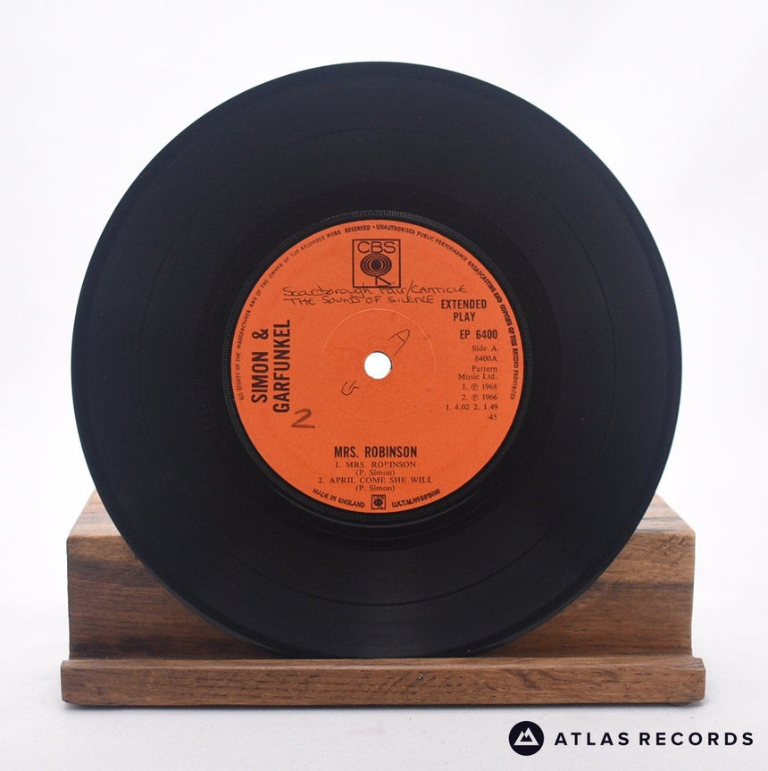 Simon & Garfunkel Mrs. Robinson 7" EP Vinyl Record VG+/VG+