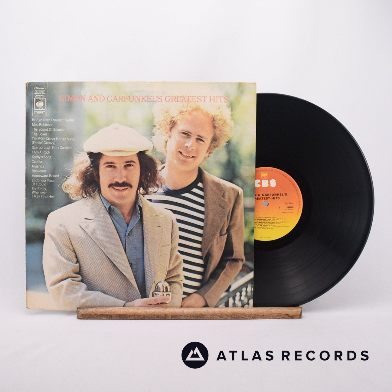 Simon & Garfunkel Simon And Garfunkel's Greatest Hits LP Vinyl Record - Front Cover & Record