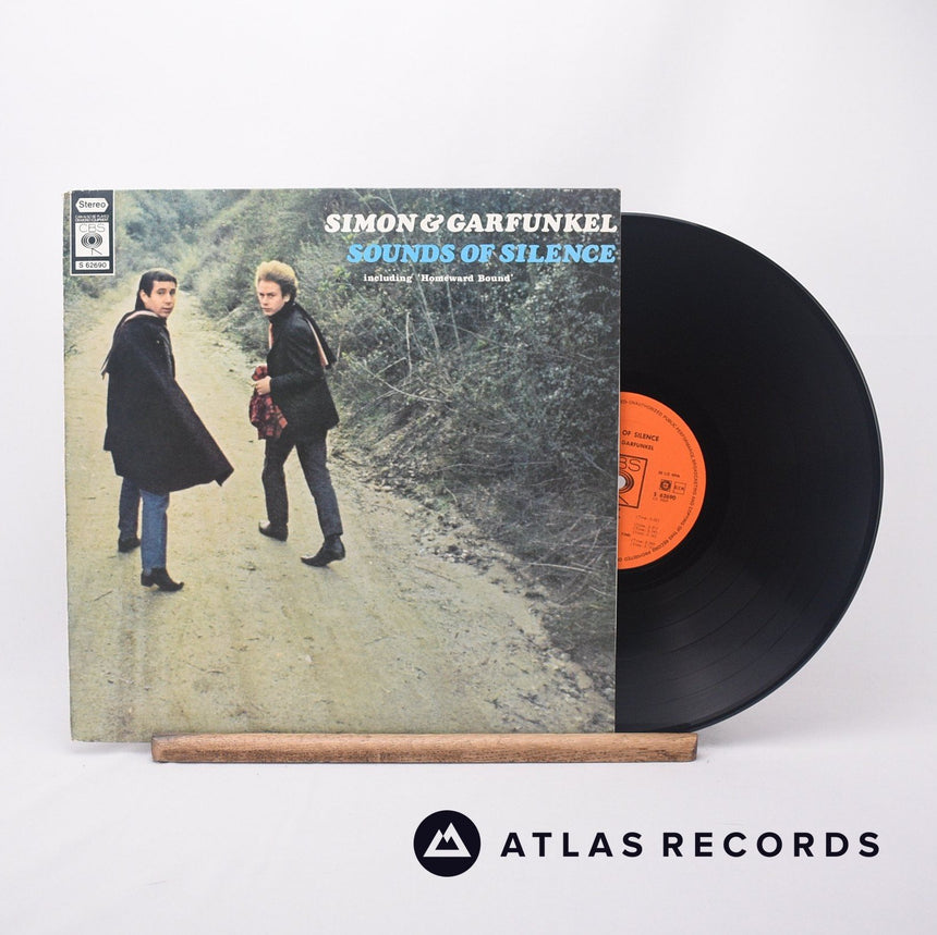 Simon & Garfunkel Sounds Of Silence LP Vinyl Record - Front Cover & Record