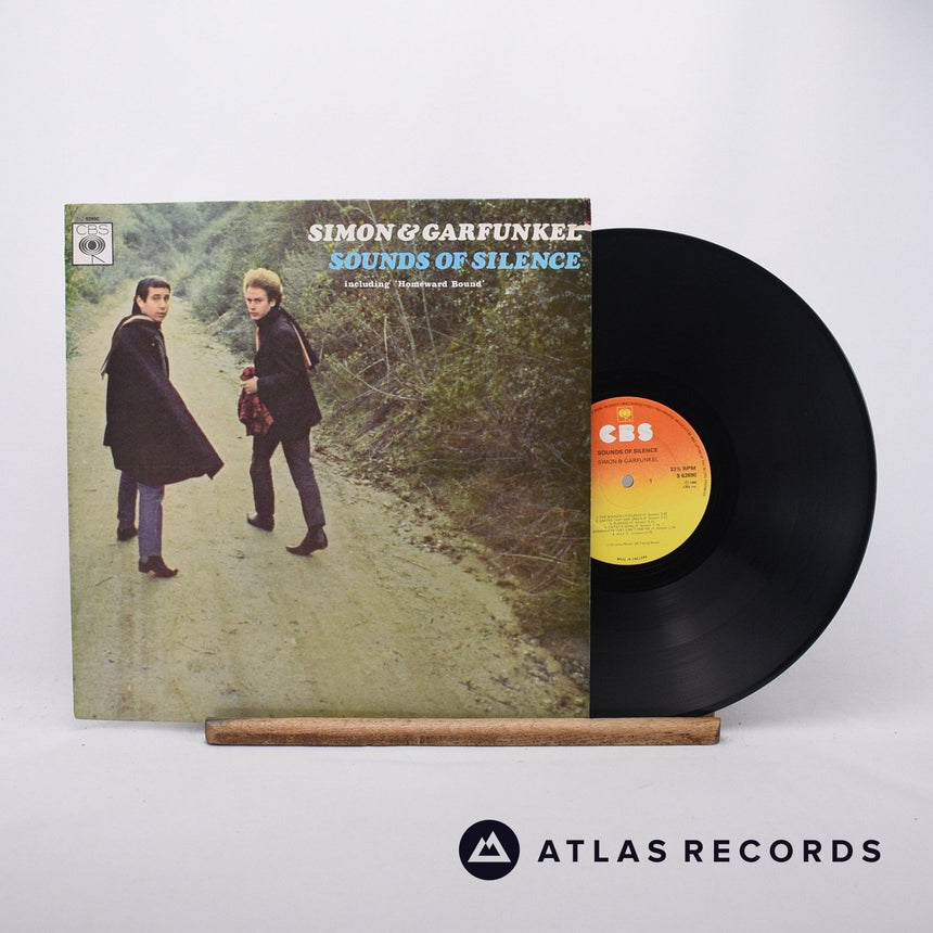 Simon & Garfunkel Sounds Of Silence LP Vinyl Record - Front Cover & Record