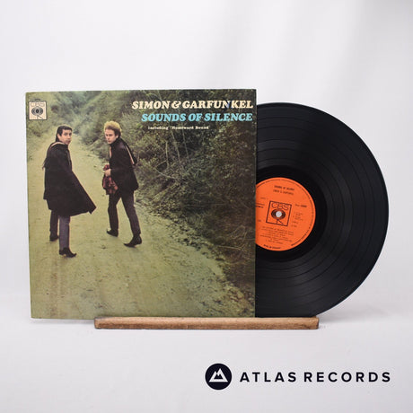 Simon & Garfunkel Sounds Of Silence LP Vinyl Record - Front Cover & Record