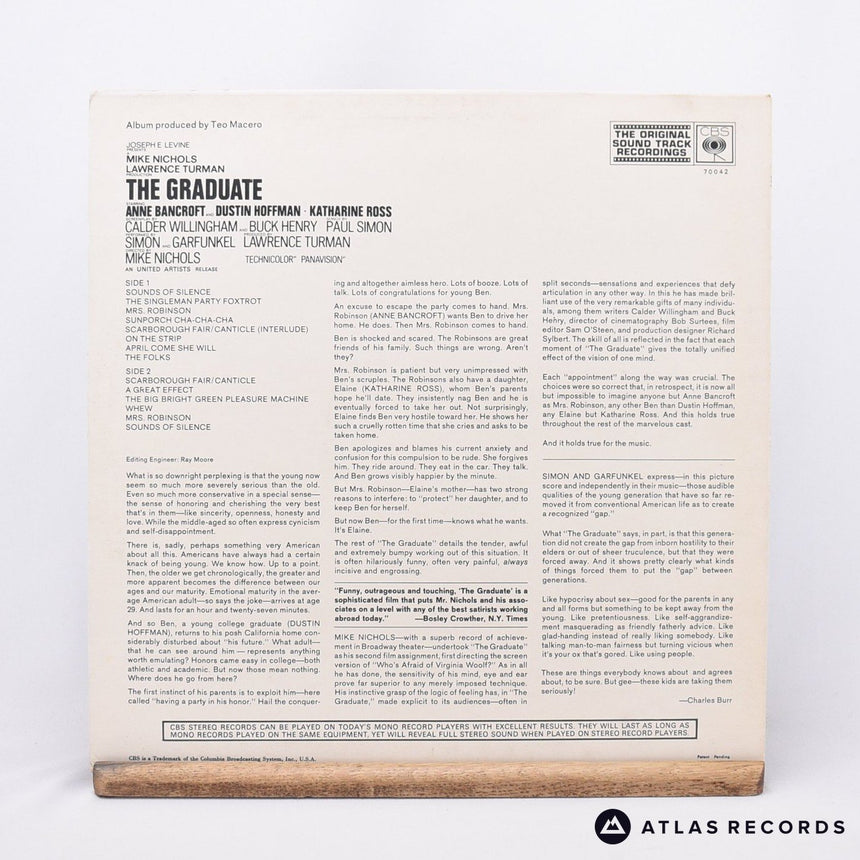 Simon & Garfunkel - The Graduate (Original Soundtrack) - LP Vinyl Record - EX/EX
