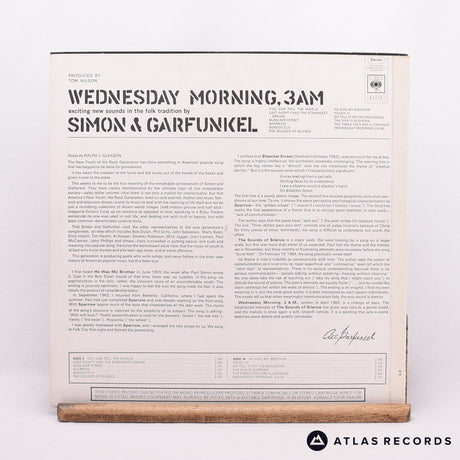 Simon & Garfunkel - Wednesday Morning, 3 A.M. - Reissue LP Vinyl Record - EX/EX