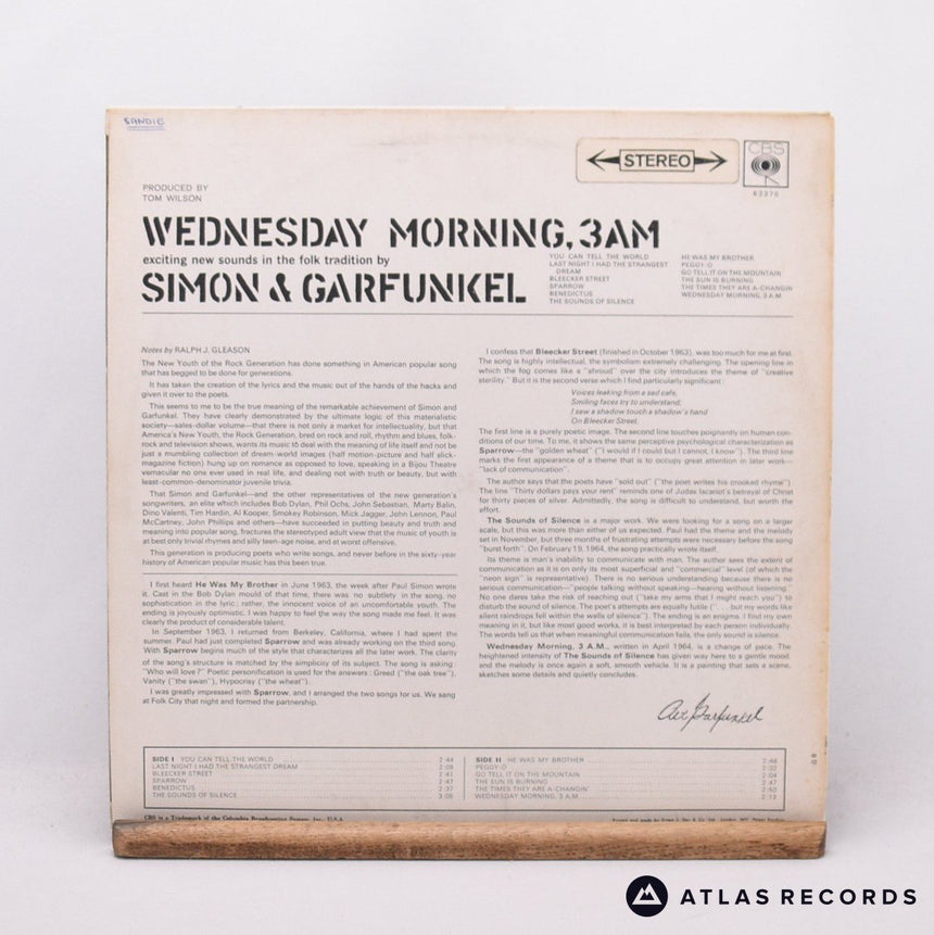 Simon & Garfunkel - Wednesday Morning, 3 A.M. - LP Vinyl Record - VG+/EX
