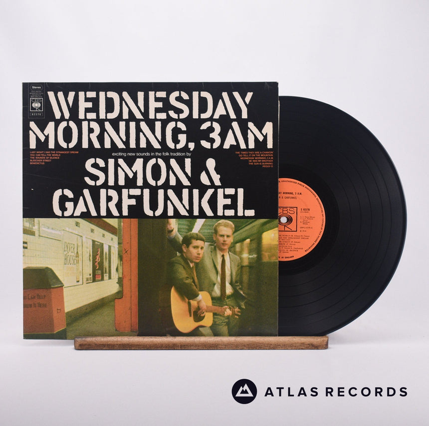 Simon & Garfunkel Wednesday Morning, 3 A.M. LP Vinyl Record - Front Cover & Record