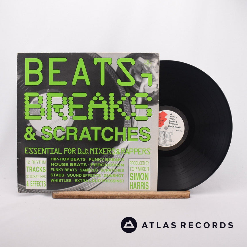 Simon Harris Beats, Breaks & Scratches LP Vinyl Record - Front Cover & Record