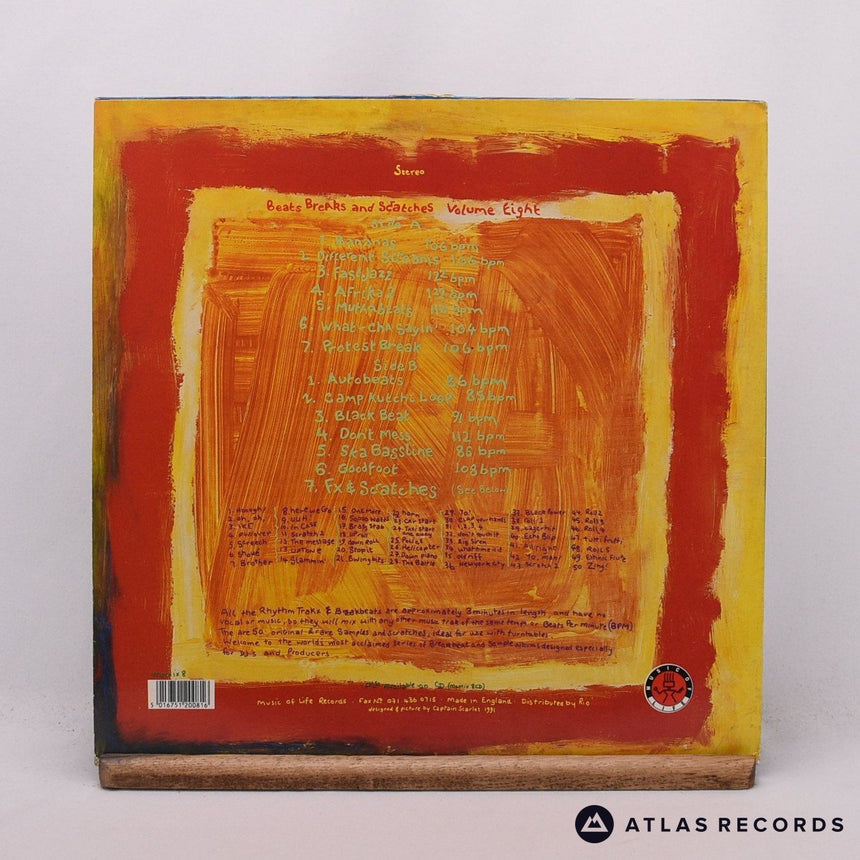 Simon Harris - Beats, Breaks & Scratches Volume 8 - LP Vinyl Record - VG+/VG+