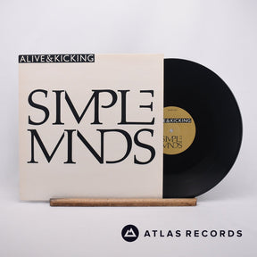 Simple Minds Alive & Kicking 12" Vinyl Record - Front Cover & Record