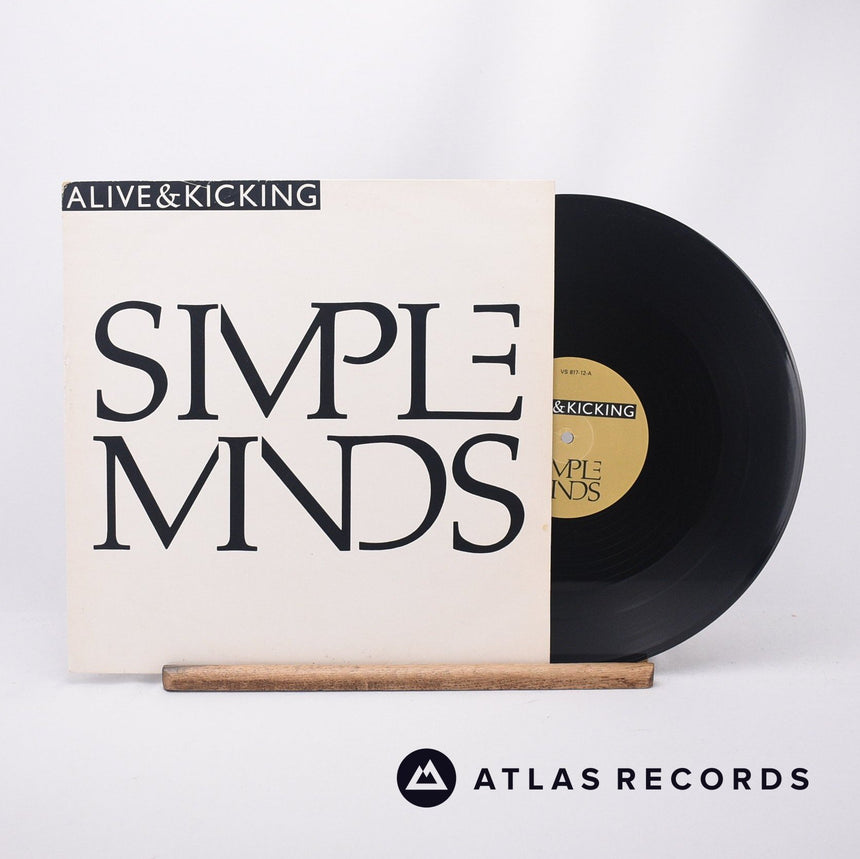 Simple Minds Alive & Kicking 12" Vinyl Record - Front Cover & Record