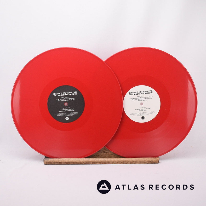 Simple Minds - Big Music Tour 2015 - Red 2 x LP Vinyl Record - EX/NM