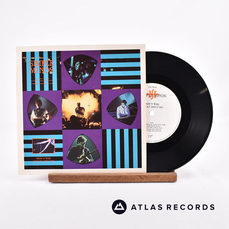 Simple Minds Don't You 7" Vinyl Record - Front Cover & Record