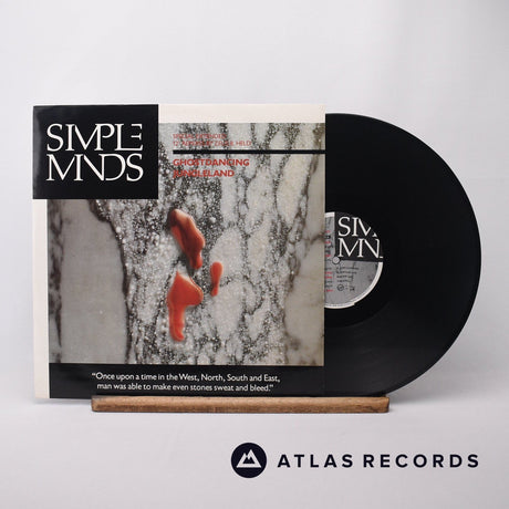 Simple Minds Ghostdancing 12" Vinyl Record - Front Cover & Record