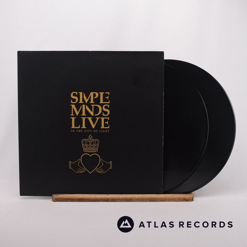 Simple Minds Live In The City Of Light 2 x LP Vinyl Record - Front Cover & Record