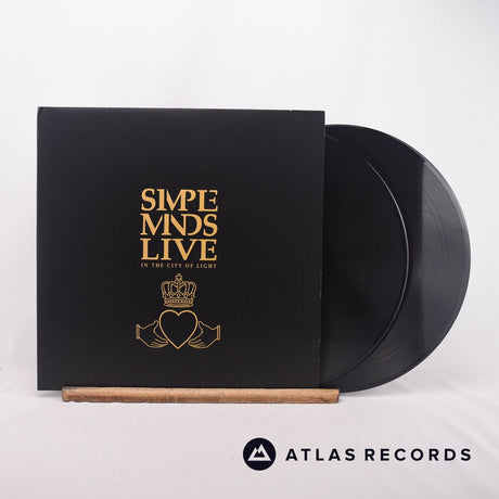 Simple Minds Live In The City Of Light 2 x LP Vinyl Record - Front Cover & Record
