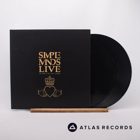 Simple Minds Live In The City Of Light 2 x LP Vinyl Record - Front Cover & Record