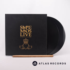 Simple Minds Live In The City Of Light 2 x LP Vinyl Record - Front Cover & Record