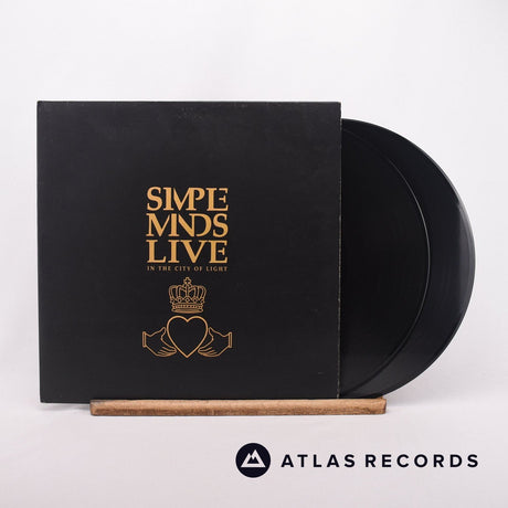 Simple Minds Live In The City Of Light 2 x LP Vinyl Record - Front Cover & Record