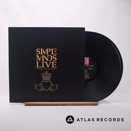 Simple Minds Live In The City Of Light Double LP Vinyl Record - Front Cover & Record