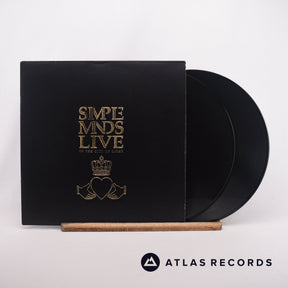 Simple Minds Live In The City Of Light 2 x LP Vinyl Record - Front Cover & Record