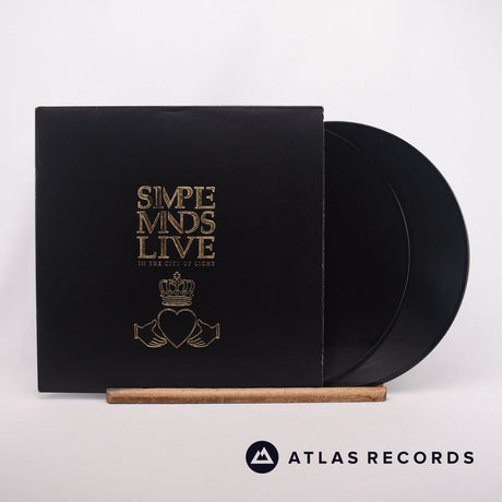 Simple Minds Live In The City Of Light 2 x LP Vinyl Record - Front Cover & Record