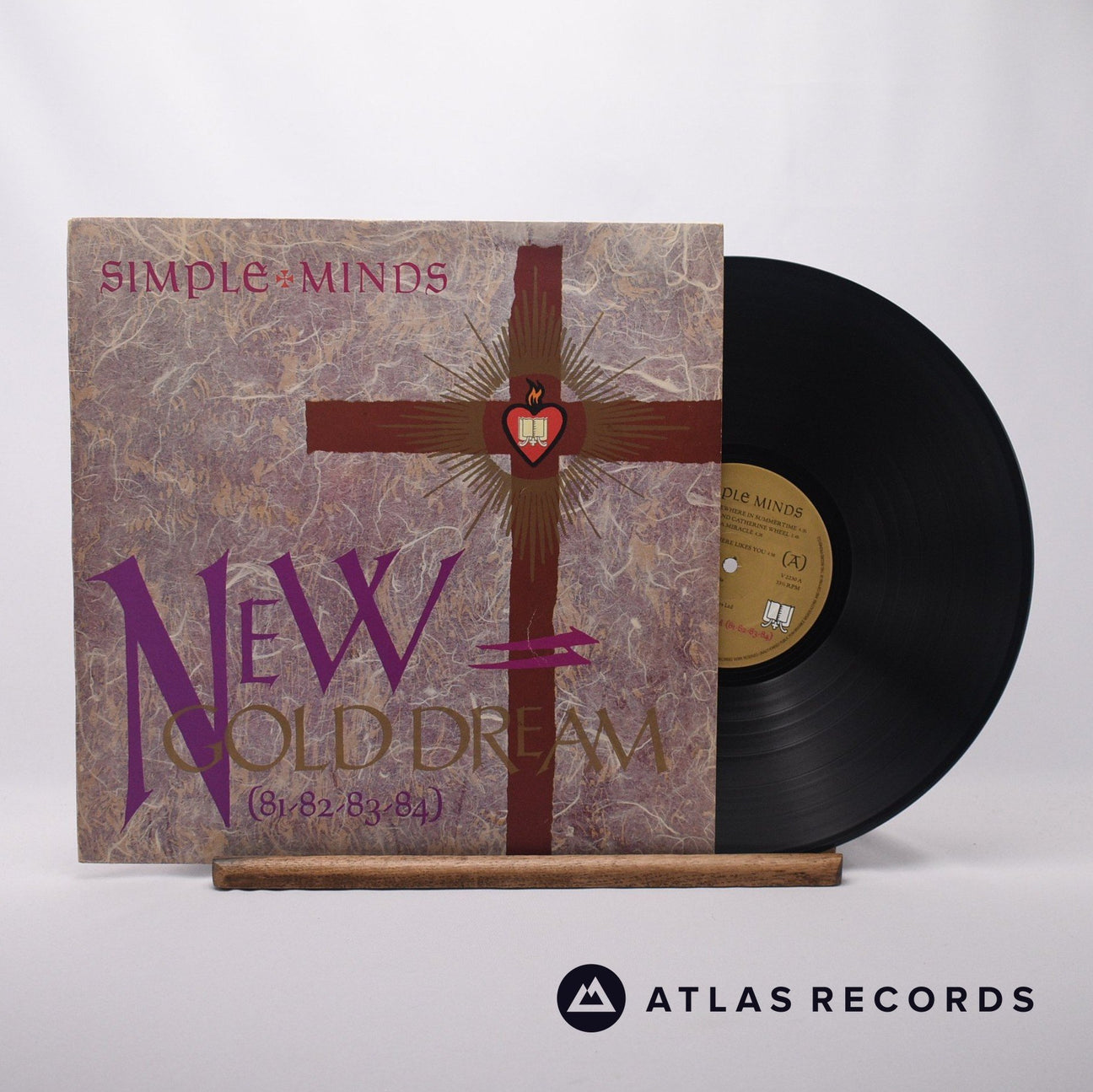 Simple Minds New Gold Dream LP Vinyl Record - Front Cover & Record