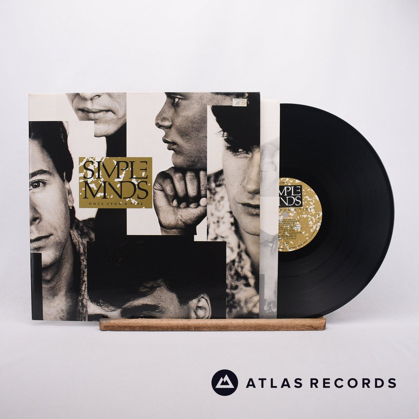 Simple Minds Once Upon A Time LP Vinyl Record - Front Cover & Record
